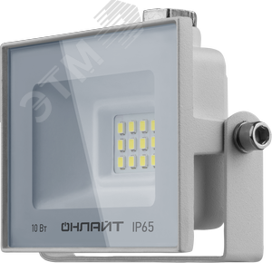 Прожектор светодиодный ДО-10w OFL-10-4K-WH-IP65-LED