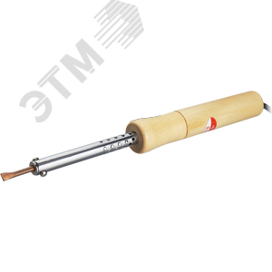 Паяльник ОНЛАЙТ 90 220 OSE-Pes06-30W-CP (дерево, клин прямой)