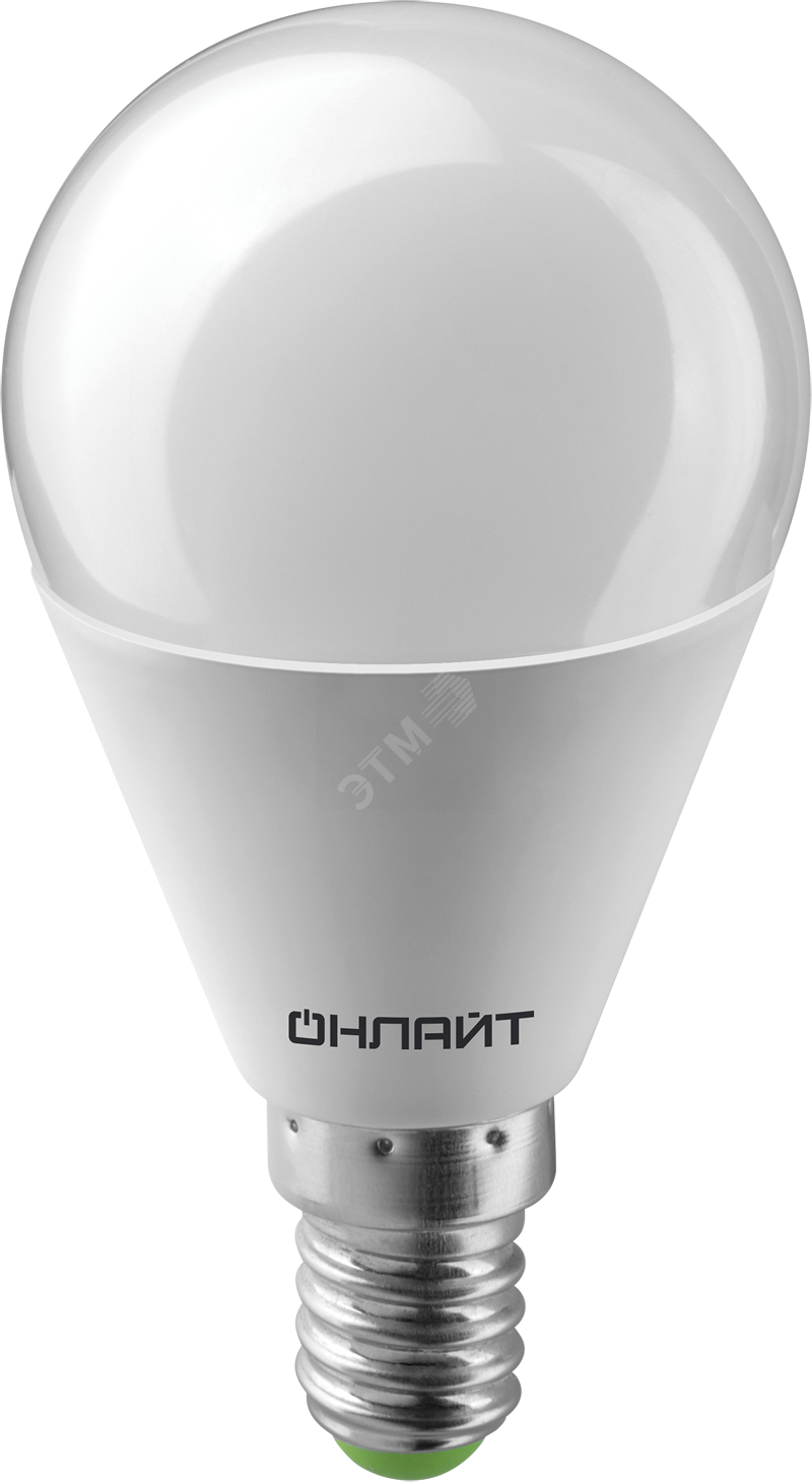 Лампа светодиодная LED 10вт Е14 белый матовый шар