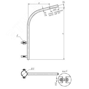 Кронштейн ТАНС.41.065.000 (1.К1-1,2-0,5-П4-ц)