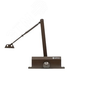 Доводчик дверной нагрузка до 150 кг , коричневый