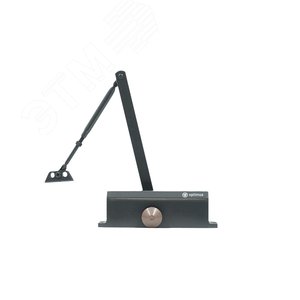 Доводчик дверной нагрузка до 120 кг , графит