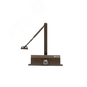 Доводчик дверной нагрузка до 120 кг, коричневый