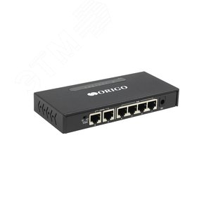 Коммутатор неуправляемый PoE+ 4 порта RJ45 100 Мб/с, 2хRJ45, 60 Вт