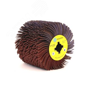 Валик Д110x100x19, абразивная ткань P120 по дереву для щеточных шлиф машин с валом Д19+4 (6-053)