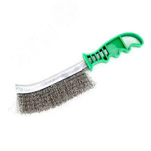 Щетка универсальная ручная 230х130, ворс гофр нержавеющая сталь 0,30 (13-041)