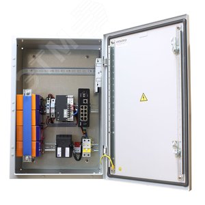 Узел коммутационный 8хPoE, 1хRJ45, 2хSFP, 240 Вт, IP66, 400х600х210 мм