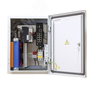 Узел коммутационный 8хPoE, 1хRJ45, 2хSFP, 240 Вт, IP66, 300х400х210 мм