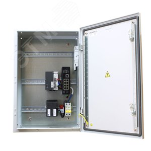 Узел коммутационный 8хPoE, 1хRJ45, 2хSFP, 240 Вт, IP66, 400х600х210 мм