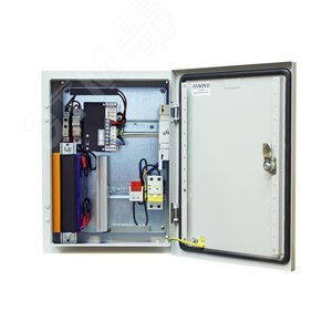 Термошкаф с обогревом, оптическим кроссом и резервным питанием, IP66, -40град. до +50град.С, 300x400x210 мм