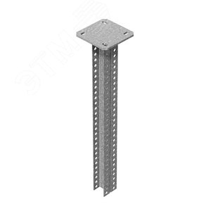 Стойка потолочная сварная двойная для средних нагрузок 30х50х400 мм, толщ. 2,5 мм, гальван. цинк