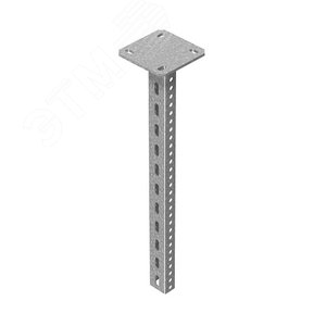Стойка потолочная сварная для средних нагрузок 30х50х200 мм, толщ. 2,5 мм, гальван. цинк