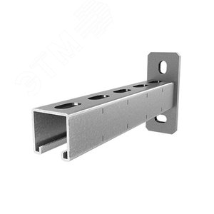 Консоль СТРАТ 41х41, база 200, толщ. 2,5 мм, гальван. цинк