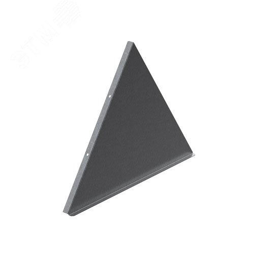 Заглушка крышки двускатной для лотка 200 мм, толщ. 1,0 мм, гор. цинк
