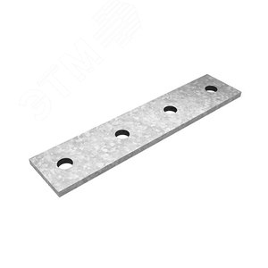 Пластина 4 отверстия для СТРАТ профиля, толщ. 5,0 мм, гор. цинк
