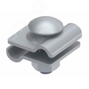 Соединитель универсальный для параллельного, крестового и Т-образного соединения прутка диаметром 6-10 мм. Монтаж с помощью болта M10 x 35. Материал -