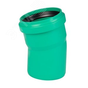 Отвод ливневой канализации 125х15 град.