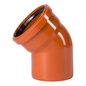 Отвод наружной канализации 160х45 град.