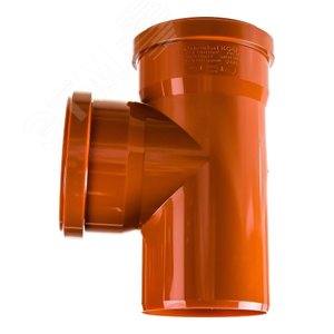 Тройник двухраструбный 87 град. 110 для наружной канализации