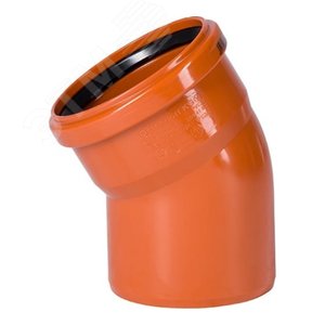 Отвод наружной канализации 110х30 град.