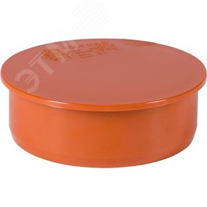 Заглушка 125 мм ПВХ наружной канализации