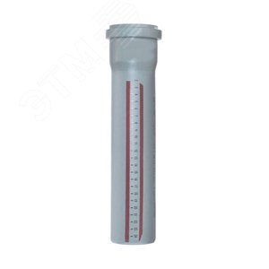 Труба канализационная 40 х 500 мм НТЕМ однораструбная, серая