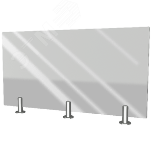 Ограждение со стеклом 1500 мм