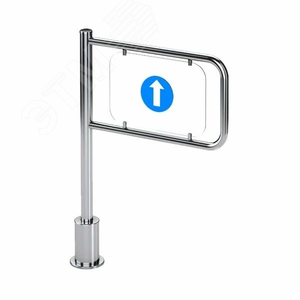 Калитка механическая с пружинным возвратом К-11 правая 1000, преграждающая табличка в комплекте