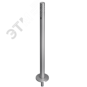 Стойка ограждения базовая съемная с отверстием под фиксатор