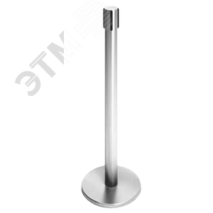 Стойка ограждения передвижная с ремнем (2 метра красный)