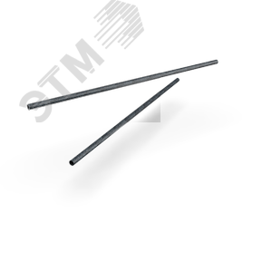 Поручень ограждения двойной длиной 1440 мм (антик серебро, черный)