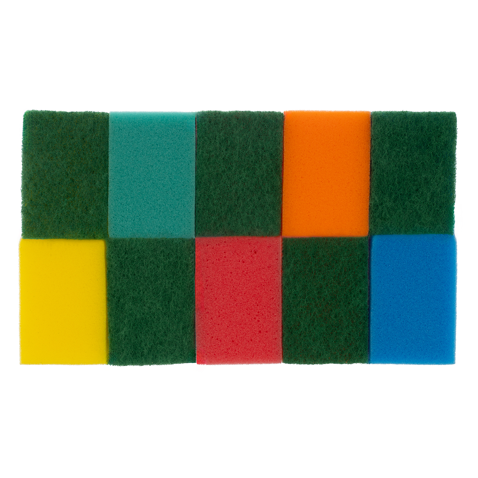 Губки для посуды Optima MAXI, 98 x 65 x 31 мм, 10 шт., Home Palisad