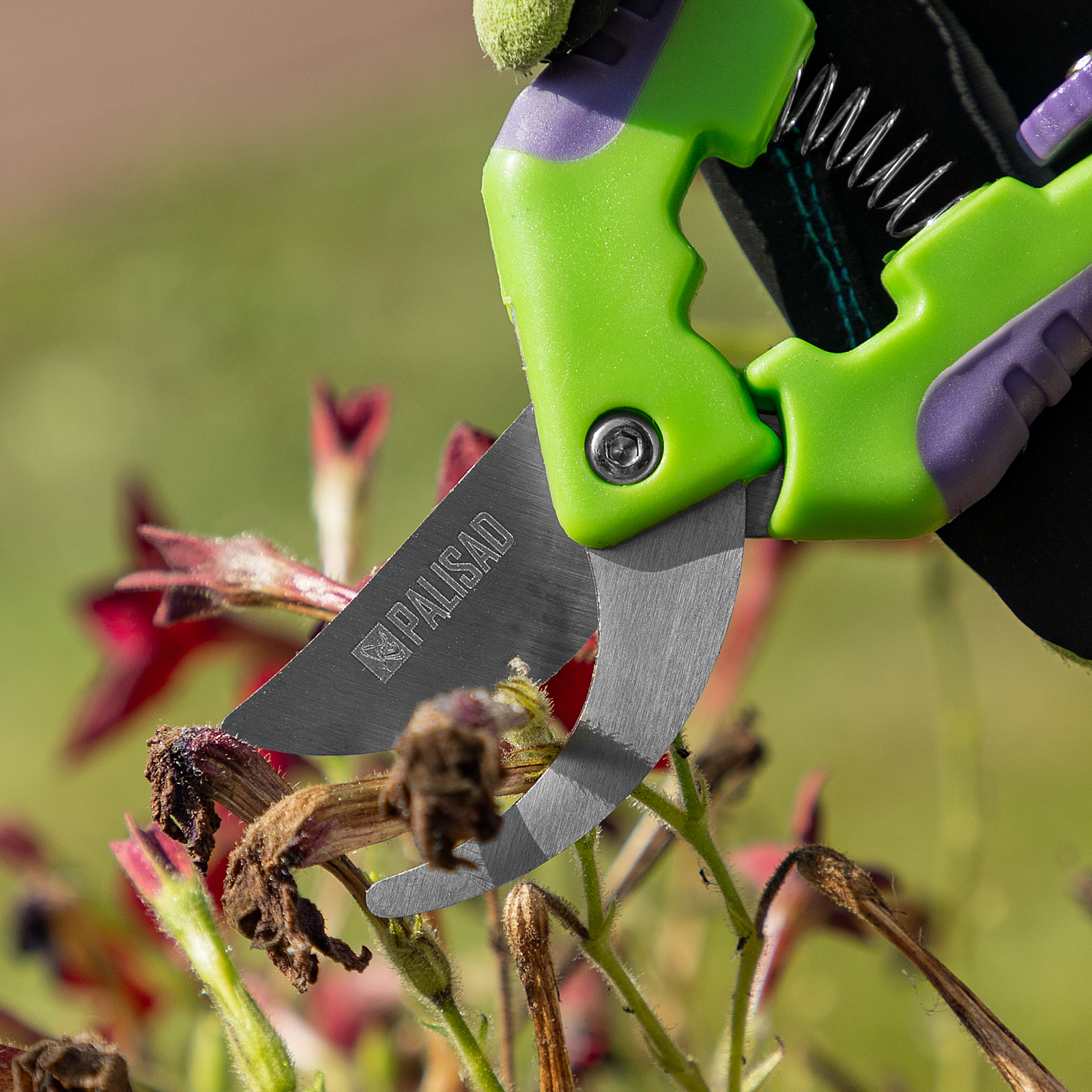 Секатор прямого реза, 150 мм, для бонсай и топиария, двухкомпонентные рукоятки, Palisad