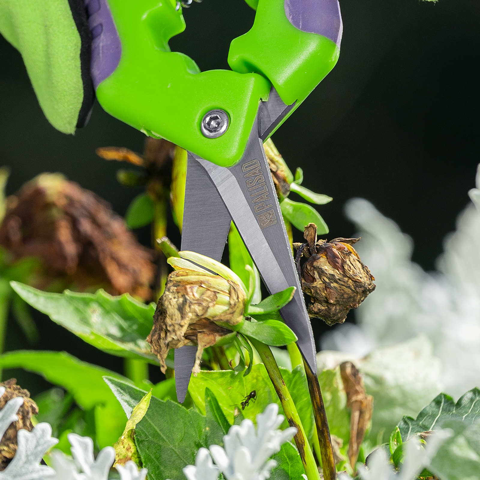 Секатор цветочный, 160 мм, для бонсай и топиария, двухкомпонентные рукоятки, Palisad