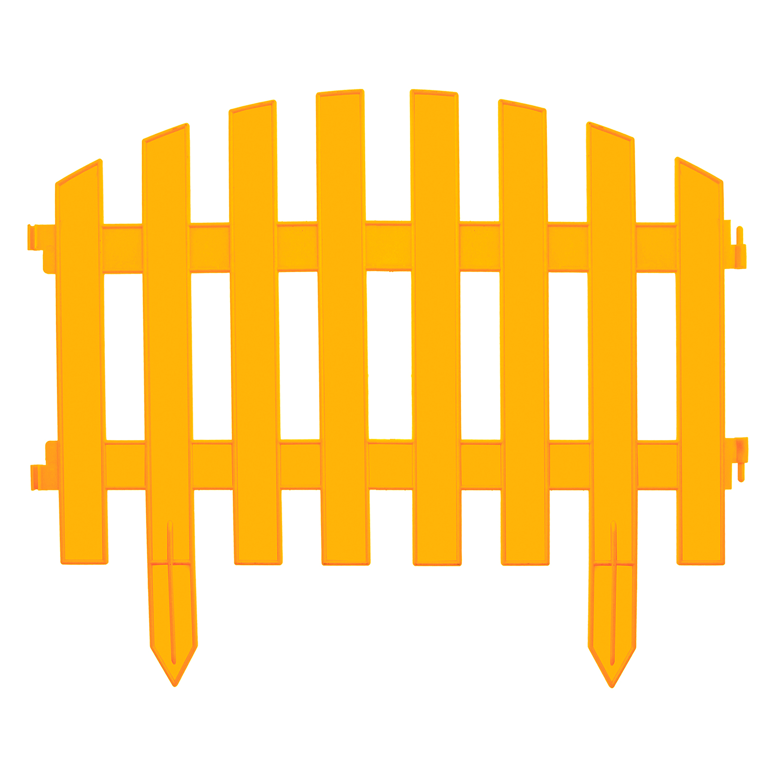 Забор декоративный "Винтаж", 28 х 300 см, желтый, Palisad