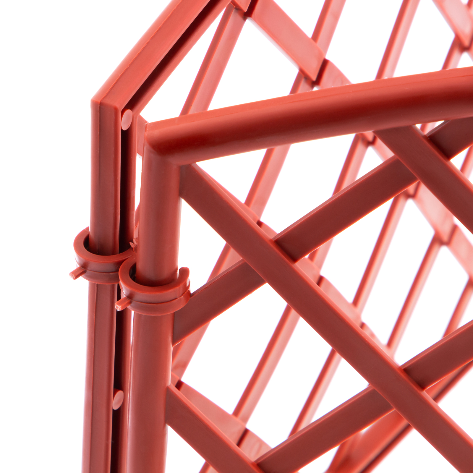 Забор декоративный "Сетка", 24 х 320 см, терракот, Palisad