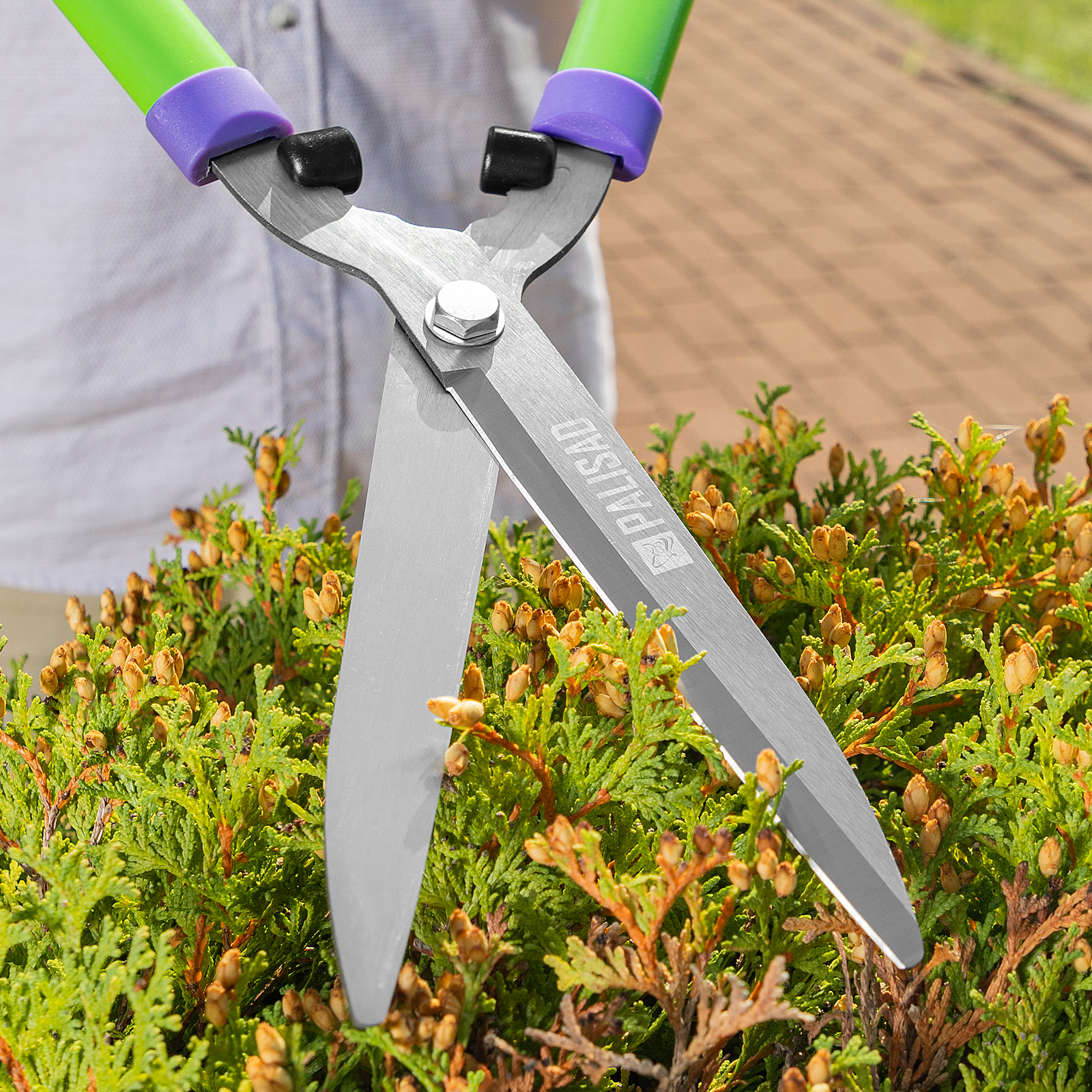 Кусторез, 550 мм, стальные обрезиненные рукоятки, Palisad