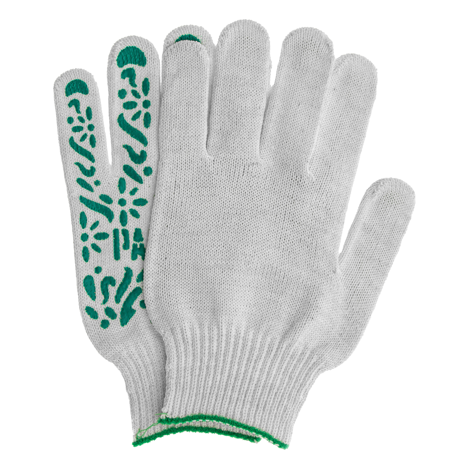 Перчатки садовые х/б, ПВХ покрытие, "Летний сад", 10 класс Palisad