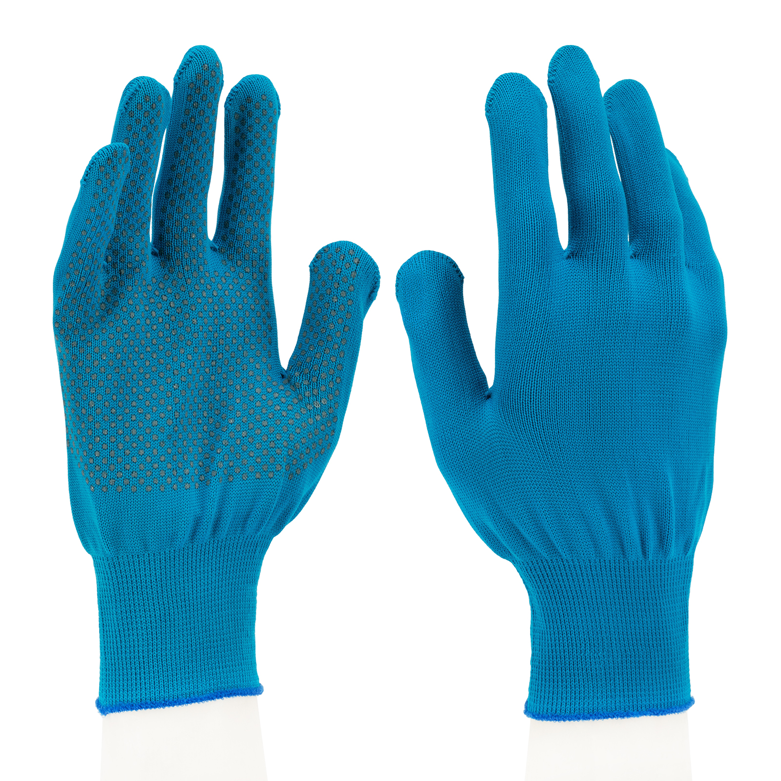 Перчатки в наборе, 3 пары, цвета в ассортименте, ПВХ точка, XL, Palisad