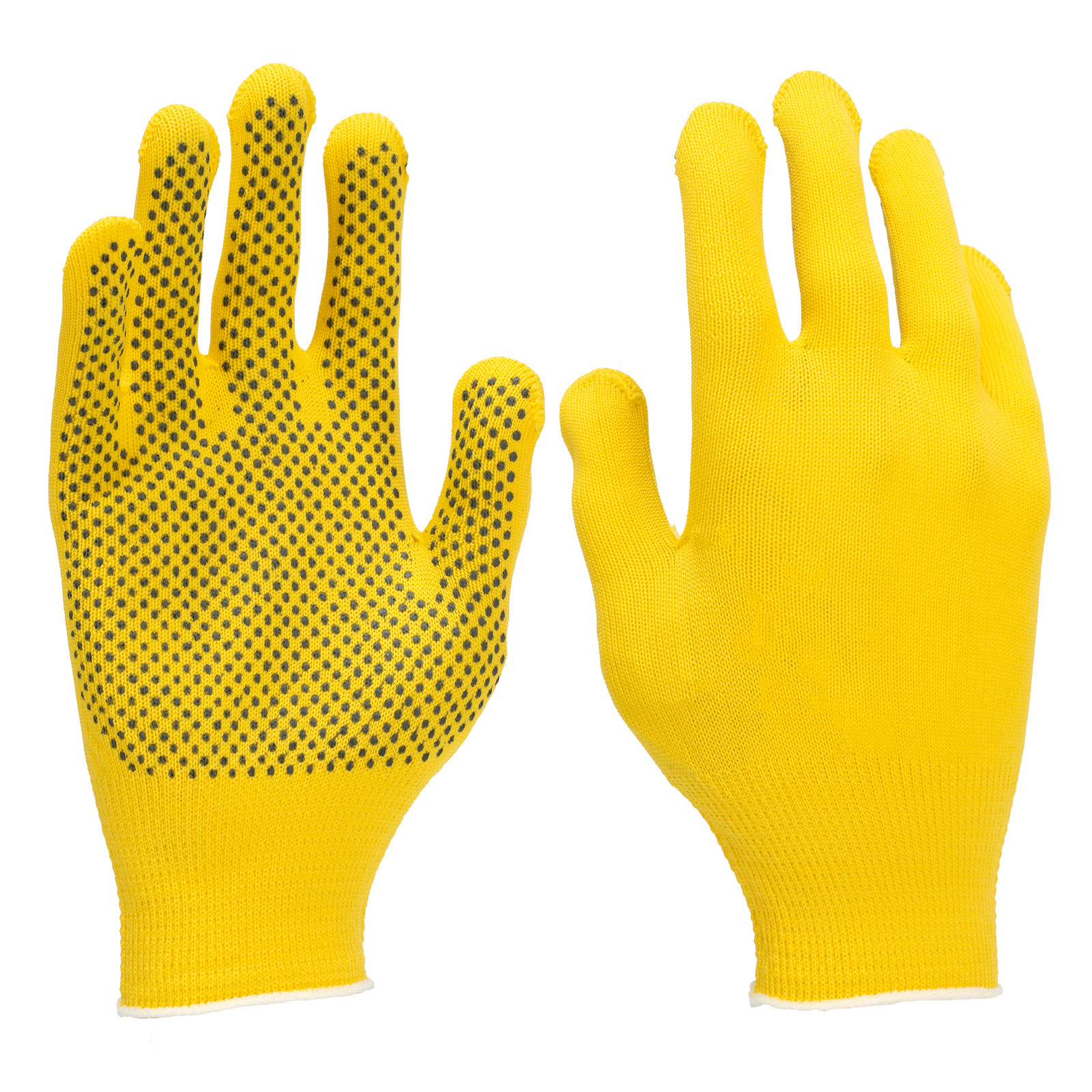 Перчатки в наборе, 5 пар, цвета в ассортименте, ПВХ точка, L, Palisad