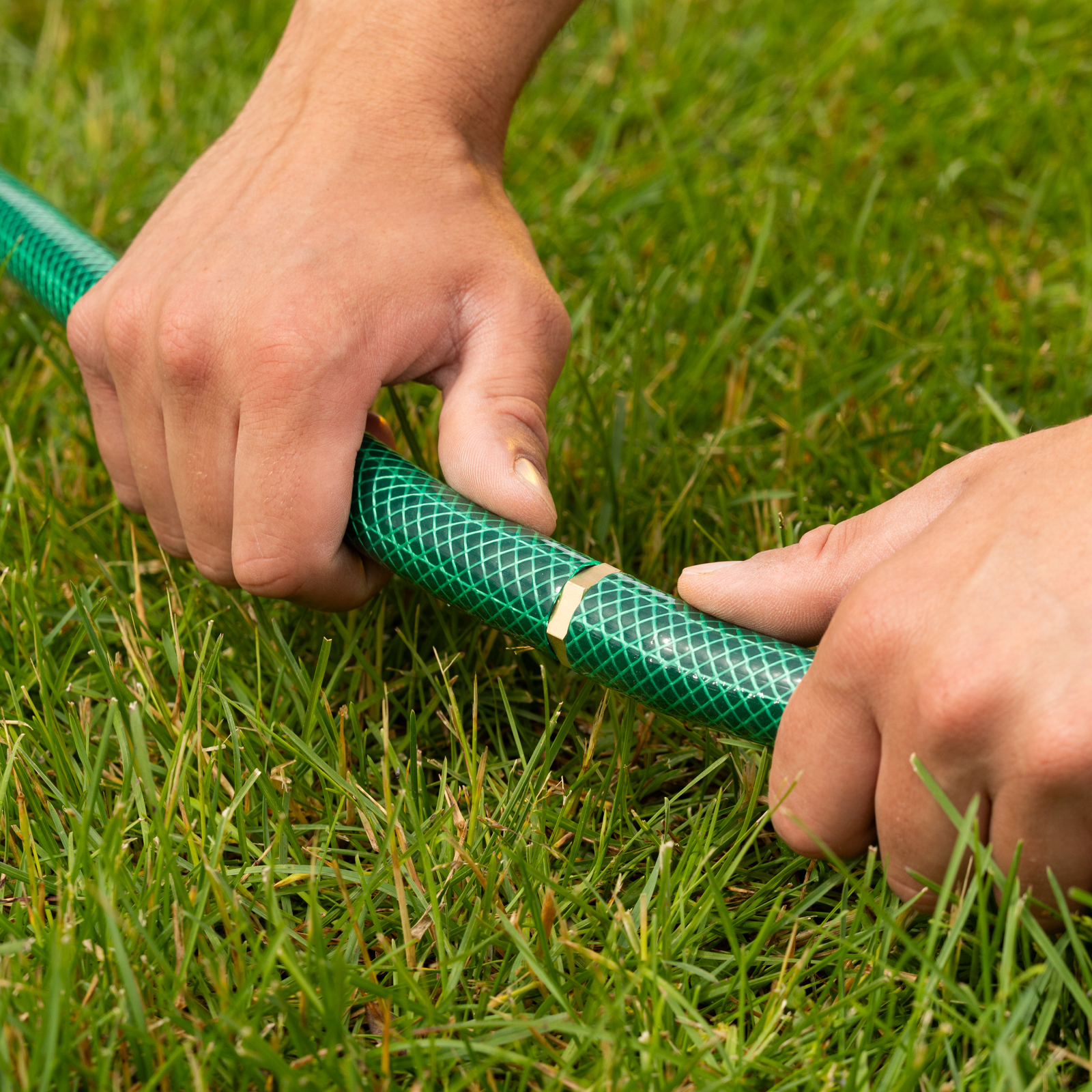 Соединитель для шланга 3/4", латунный Palisad