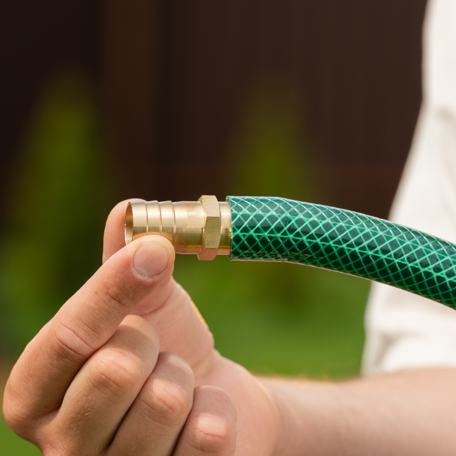 Соединитель для шланга 3/4", латунный Palisad