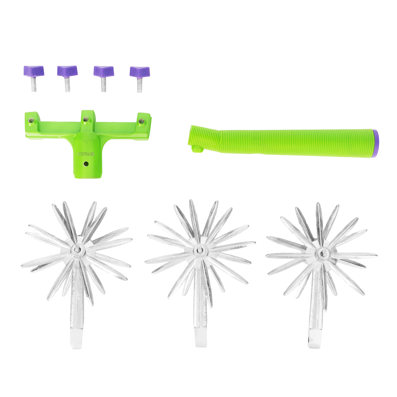 Культиватор садовый, 3 пары колес, съемная рукоятка (для одной пары колес) Palisad