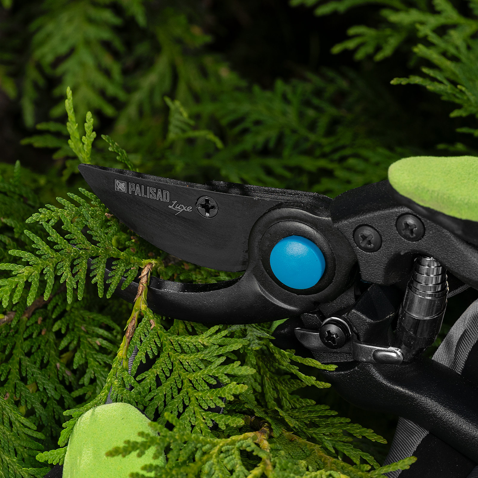 Секатор прямого реза, 230 мм, алюминиевые рукоятки, Luxe, Palisad