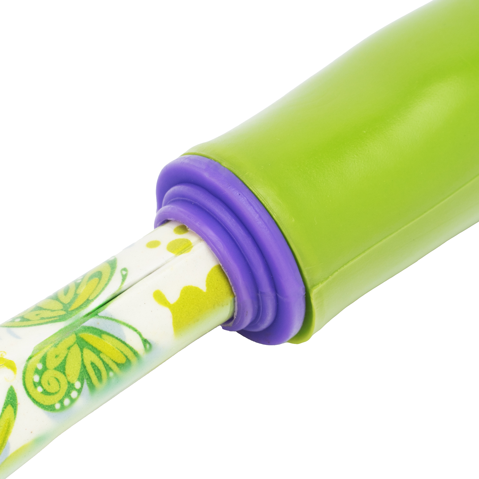 Грабли веерные 9 - зубые, 130 х 415 мм, стальные, пластиковая рукоятка, Flower Green, Palisad