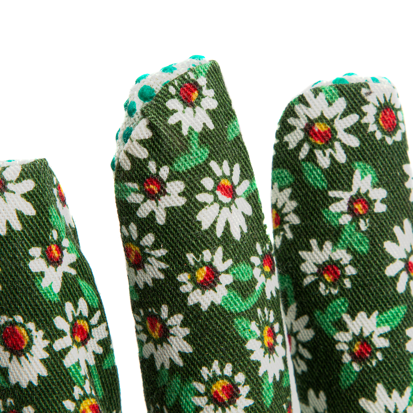 Перчатки садовые х/б ткань с ПВХ точкой, манжет, S Palisad