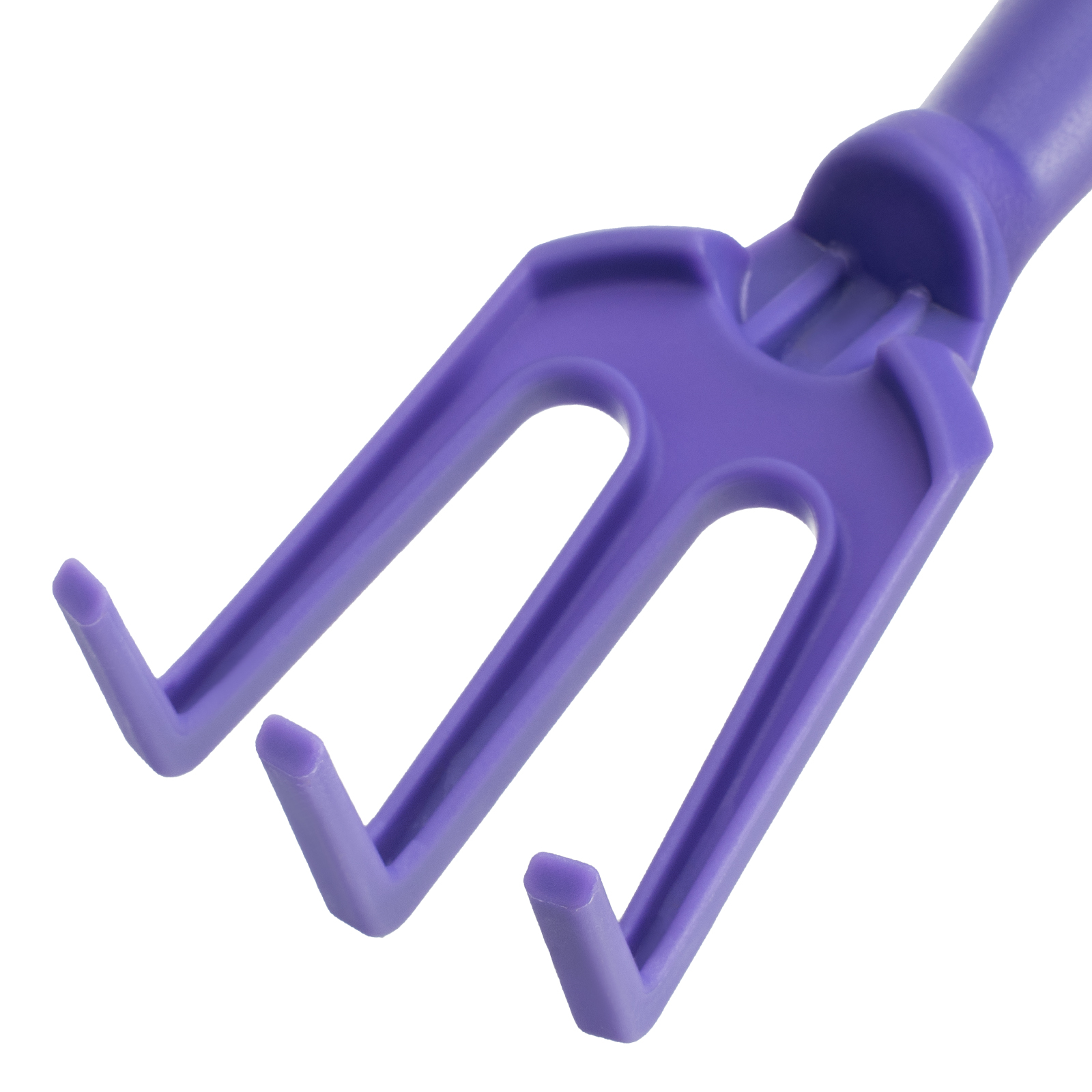 Рыхлитель 3 - зубый, 75 х 250 мм, пластиковый, гелевая рукоятка, Nylon Soft, Palisad