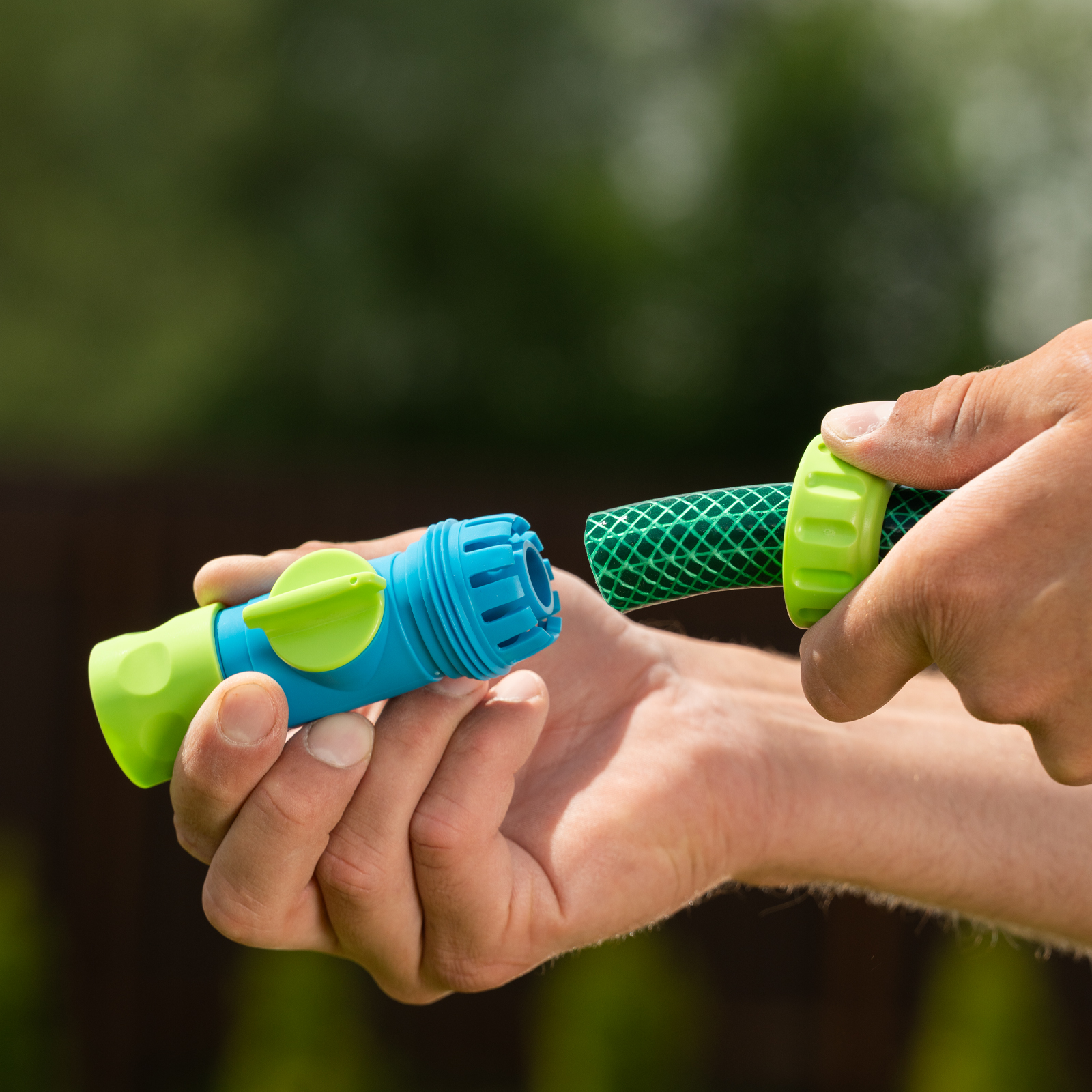 Соединитель быстросъемный, 3/4" с переключателем, LUXE Palisad