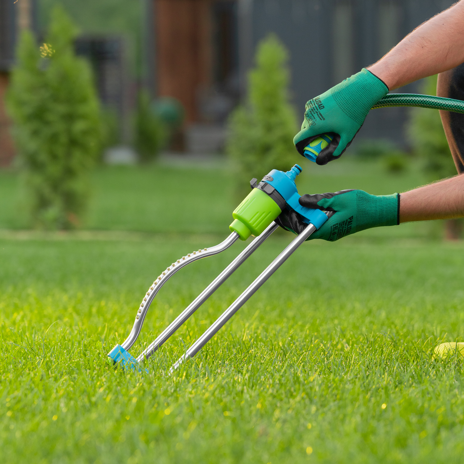 Дождеватель осцилирующий для прямоугольных площадей Palisad Luxe