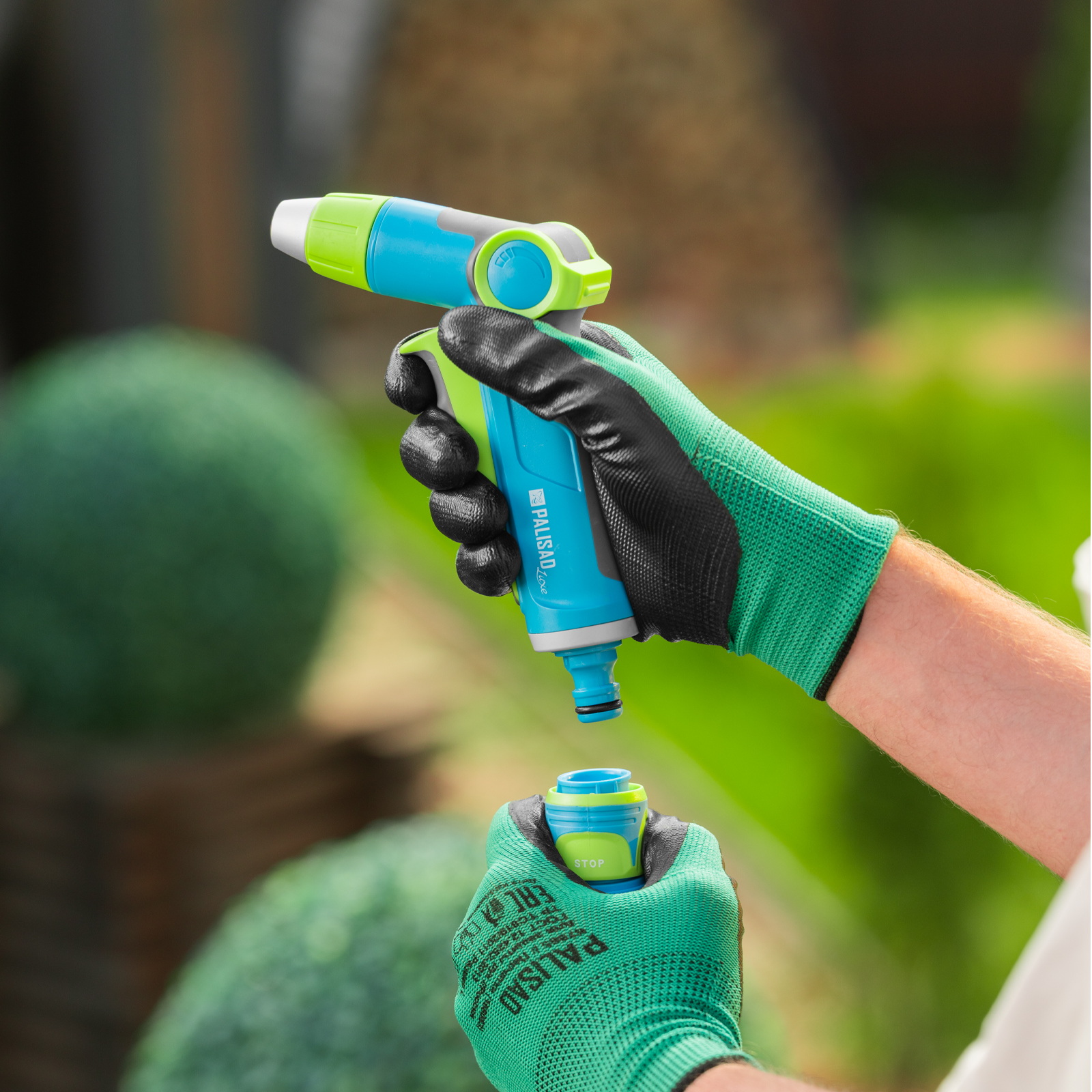 Пистолет-распылитель, регулируемый, металлический, с курком, LUXE Palisad